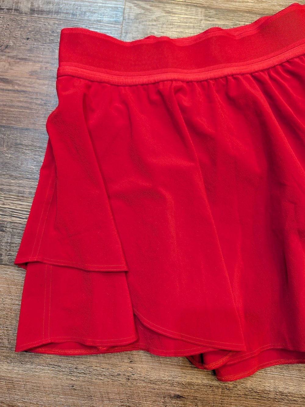 Lululemon Court Rival High-Rise Skirt Long in Dark Red Sz 14 - Picture 4 of 16